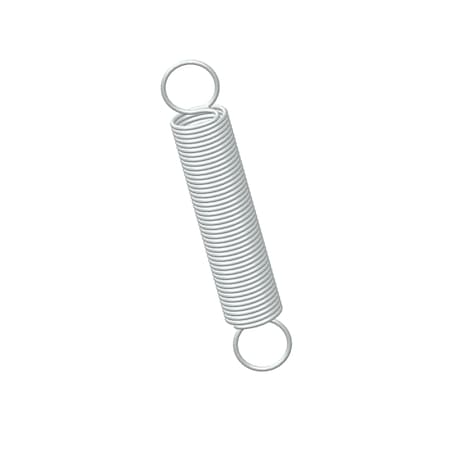 Extension Spring, O= .750, L= 4.25, W= .063